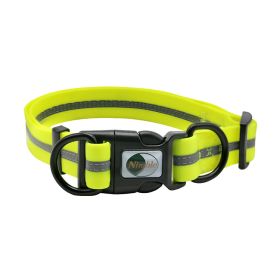 Night Reflective Pet Dog Harness (Option: Yellow-L)