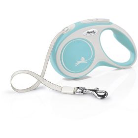 Flexi New Comfort Retractable Tape Leash (Option: Blue  Small  16' Tape (Pets up to 33 lbs))
