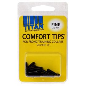 Titan Comfort Tips for Prong Training Collars (Option: Fine (2.0 mm)  20 Count)