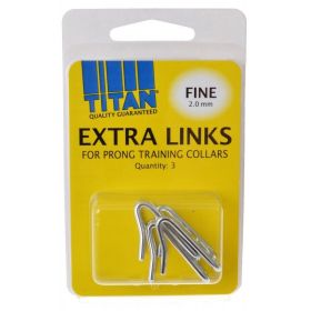 Titan Extra Links for Prong Training Collars (Option: Fine (2.0 mm)  3 Count)