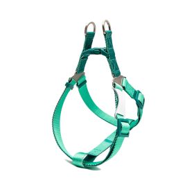 Contrast Color Hand Holding Rope Chest And Back Collar For Going Out (Option: Chest Strap Light Green-S)