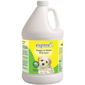 Espree Puppy and Kitten Shampoo with Organic Aloe Vera Baby Powder Fragrance (Option: 1 Gallon)