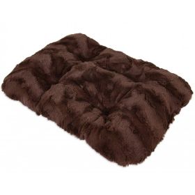 Precision Pet Cozy Comforter Kennel Mat (Option: Brown  Size 2000 (23" x 16"))