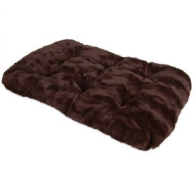 Precision Pet Cozy Comforter Kennel Mat (Option: Brown  Size 4000 (35" x 22"))