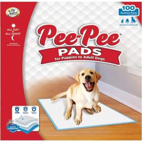 Four Paws Pee Pee Puppy Pads (Option: Standard  100 count)