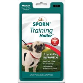 Sporn Original Training Halter for Dogs (Option: Black  Medium)