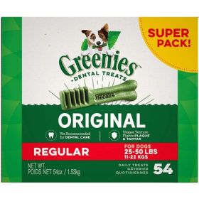 Greenies Regular Dental Dog Treats (Option: 54 count)