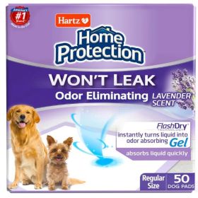 Hartz Home Protection Lavender Scent Odor Eliminating Dog Pads (Option: Regular  50 count)