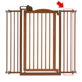 Tall One (Option: Touch Gate II Extension in Brown)