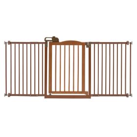 One (Option: Touch Gate II Wide in Brown)