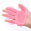 Five Finger Dog Grooming Glove - Bath Massage Palm Brush