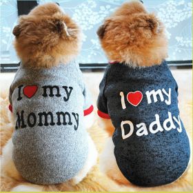 Letter Print Pet Sweater For Dog & Cat; Warm Dog Sweater Soft Cat Sweatshirt; Winter Pet Apparel (Color: Earth-Yellow)