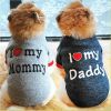 Letter Print Pet Sweater For Dog & Cat; Warm Dog Sweater Soft Cat Sweatshirt; Winter Pet Apparel