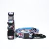 Waterproof PVC Printed Dog Leash & Collar Set - Adjustable