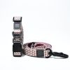 Waterproof PVC Printed Dog Leash & Collar Set - Adjustable
