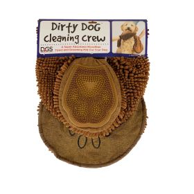 Dirty Dog Brown Microfiber Shammy Dog Drying Towel by DGS (Color: brown)