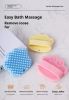Rubber Dog Bath Curry Brush - Soothing Massage Grooming