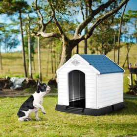 Plastic Waterproof Ventilate Pet Puppy House (size: M)