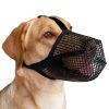 Adjustable Soft Mesh Dog Muzzle - Breathable with Neck & Fore