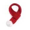 Knitted Teddy Bear Christmas Pet Scarf for Dogs Neckwear