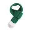 Knitted Teddy Bear Christmas Pet Scarf for Dogs Neckwear