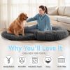 Foldable Plush Oversized Dog Bed for Humans and Large Pets
