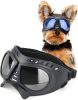 Black Adjustable Soft Frame UV Dog Goggles for Small Long