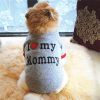 Letter Print Pet Sweater For Dog & Cat; Warm Dog Sweater Soft Cat Sweatshirt; Winter Pet Apparel