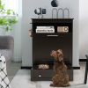 Stainless Steel Dog Feeder Station with Removable Bowl
