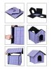 Pet Life 'Collapsi-Pad' Folding Lightweight Travel Pet House with inner Mat