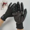 Pet Hair Removal Gloves; Pet Grooming Gloves; Bathing; Hair Remover Gloves; Gentle Brush for Cats; Dogs; and Horses