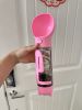 Portable 4-in-1 Dog Travel Water Bottle with Food Storage, Poop