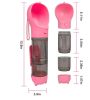 Portable 4-in-1 Dog Travel Water Bottle with Food Storage, Poop