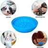 Silicone pet bowl anti-choking pet slow food bowl dog supplies silicone pet slow food bowl