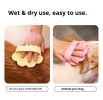 Rubber Dog Bath Curry Brush - Soothing Massage Grooming