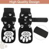 Chrismas Waterproof Anti-Slip Dog Socks with Reflective Straps