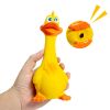 Pet Latex Bite Toy Grows Strangely Standing Chicken Big Mouth Duck Latex Sounding Bite Resistant Dog Toy