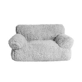 Cotton Velvet Removable And Washable Multi-color For Cats And Dogs Sofa Nest (Option: Foggy Gray-3XL)