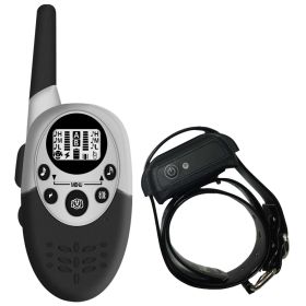 1000m Remote Intelligent Remote Control Dog Trainer Rechargeable (Option: Black Dog Bark Stopper Suit-European Standard)