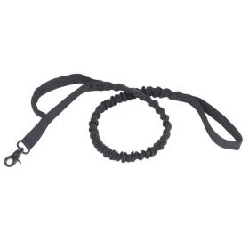 Elastic Bungee Dog Traction Leash 100-140 cm for Large Dogs (Option: Black-100to140cm)