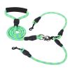 No-Tangle Double Dog Leash with Swivel Coupler & Padded Grip