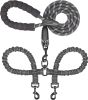 Dual Dog Bungee Leash with 360 Swivel - No Tangle