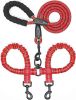 Dual Dog Bungee Leash with 360 Swivel - No Tangle