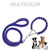 8-Strand Braided Nylon Dog Collar & Leash Combo