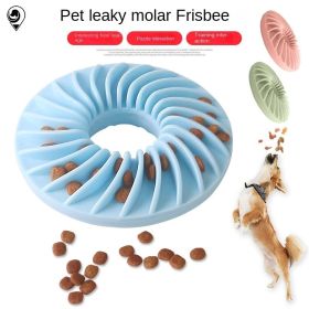TPR Bite-Resistant Dog Frisbee Chew Toy - Floats (Color: Blue)