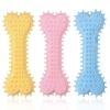 Cream-Scented Textured Bone Dog Chew Toy 2-Pack