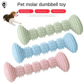 TPR Dog Toothbrush Chew Stick Toy 2-Pack (Color: Cherry blossom powder, size: 2pcs)