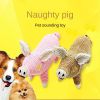 Cartoon Squeaky Plush Mop Toy for Dogs & Cats