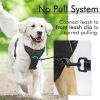 No-Pull Padded Dog Harness Vest with 2 Leash Clips