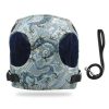 ALL4U Reflective Dragon Pattern Dog Harness Vest Set